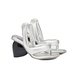 LOVE HEEL SILVER