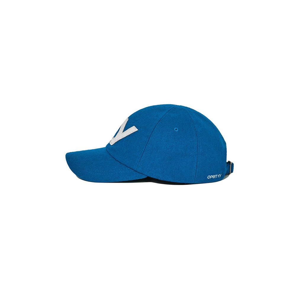 YY WOOLEN BALL CAP BLUE