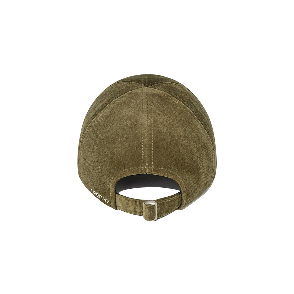 YY VELVET BALL CAP KHAKI