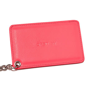 YY CHAIN WALLET WITH MIRROR PINK