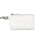 YY CHAIN WALLET WITH MIRROR WHITE
