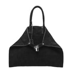 CLOSER BAG SUEDE BLACK