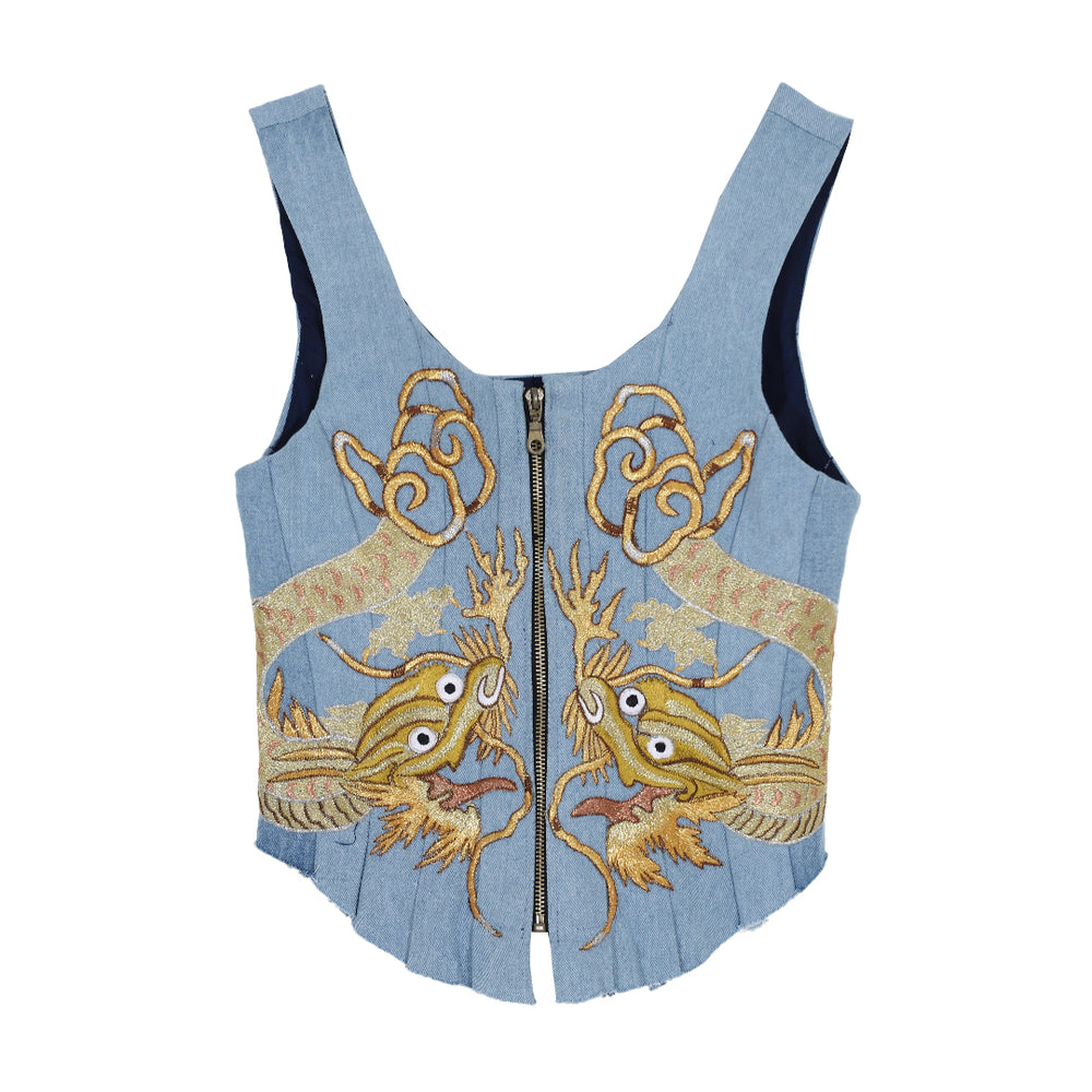 BIXI DENIM CORSET MULTICOLOR