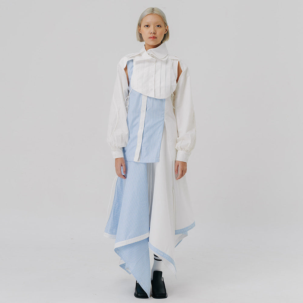 13:00 PM Shirt White/Blue