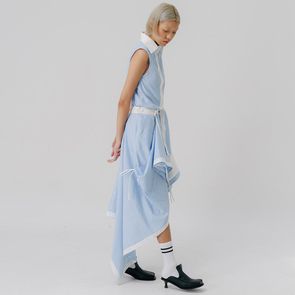 13:00 PM Shirt White/Blue