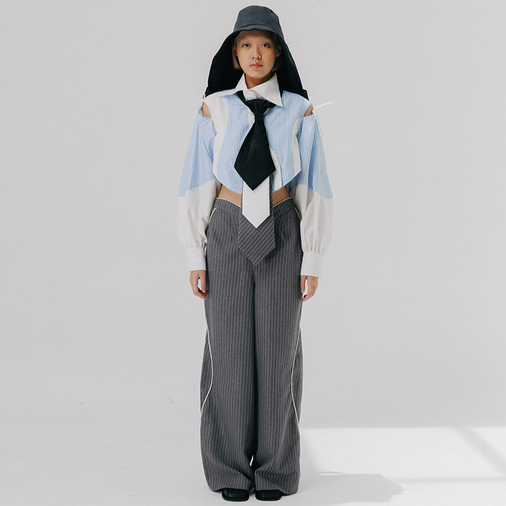 16:00 PM Trousers Grey