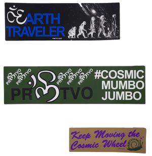 OM MEGGA Bumper Stickers Pack MULTICOLOR