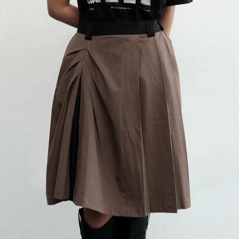 Omra Trappy Skirt Brown Black