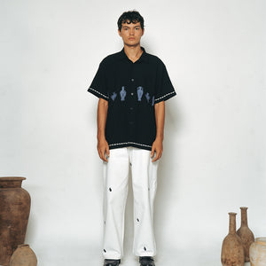 LONG PANTS POTTERY OFF WHITE