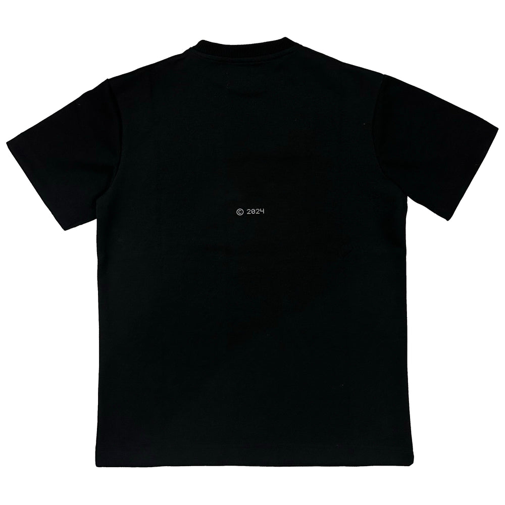 BOXY CREW T-SHIRT BLACK