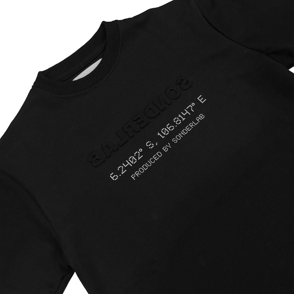 BOXY CREW T-SHIRT BLACK