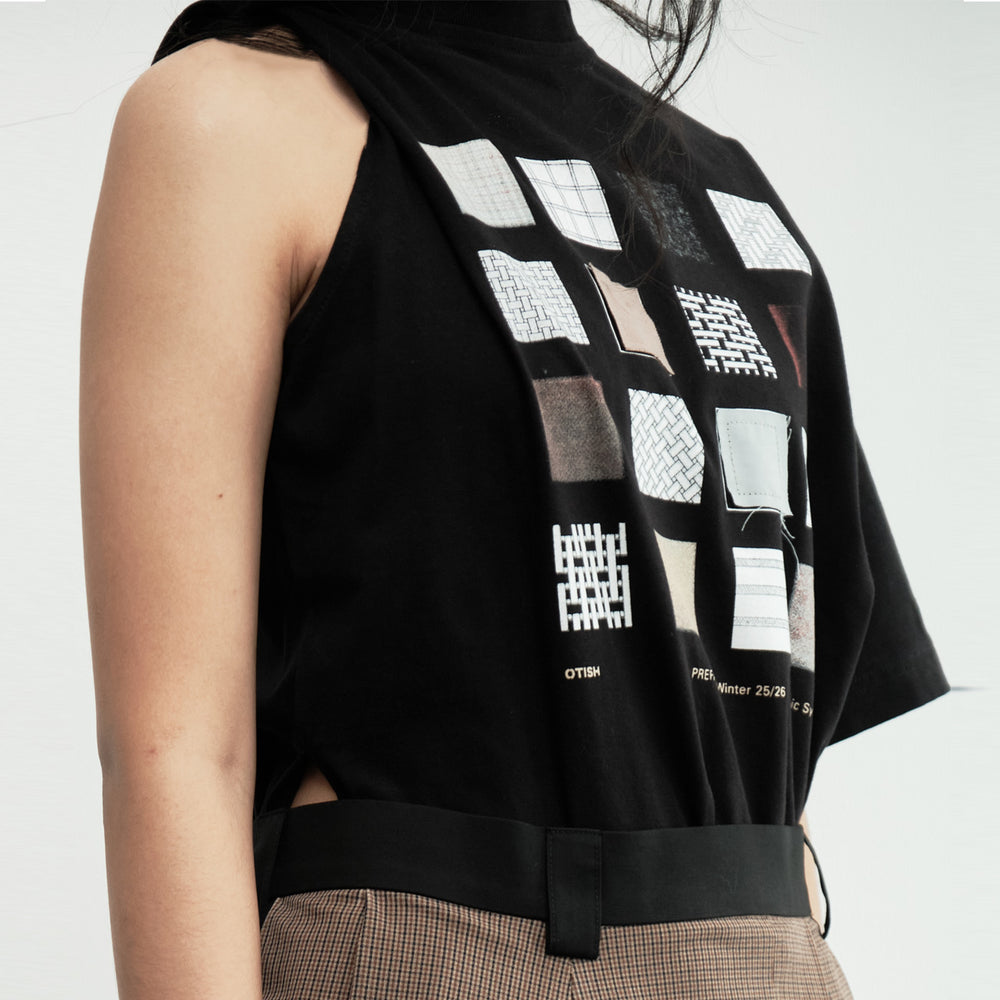 Rook Twisted Tshirt Black