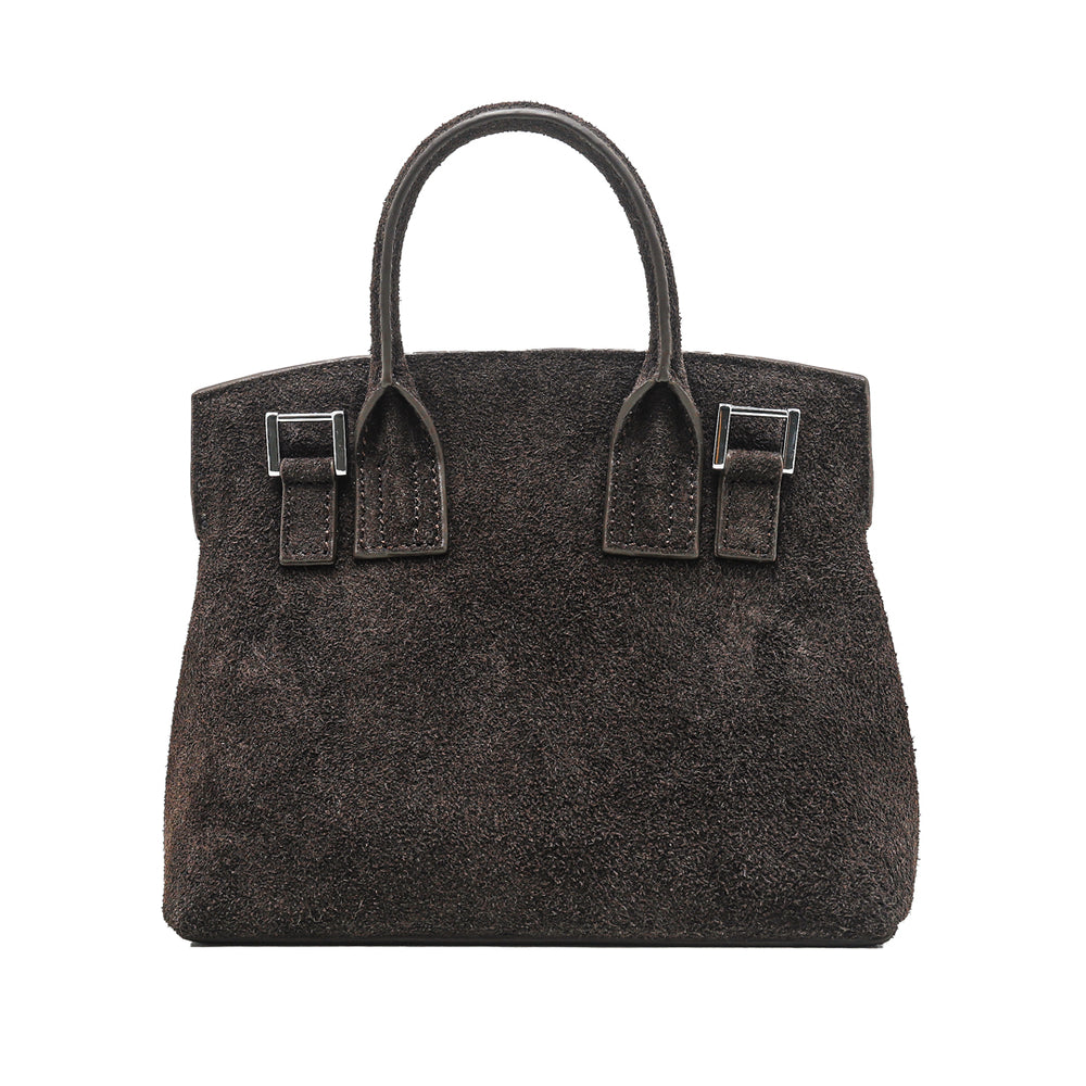 MINI ACE BAG SUEDE BROWN