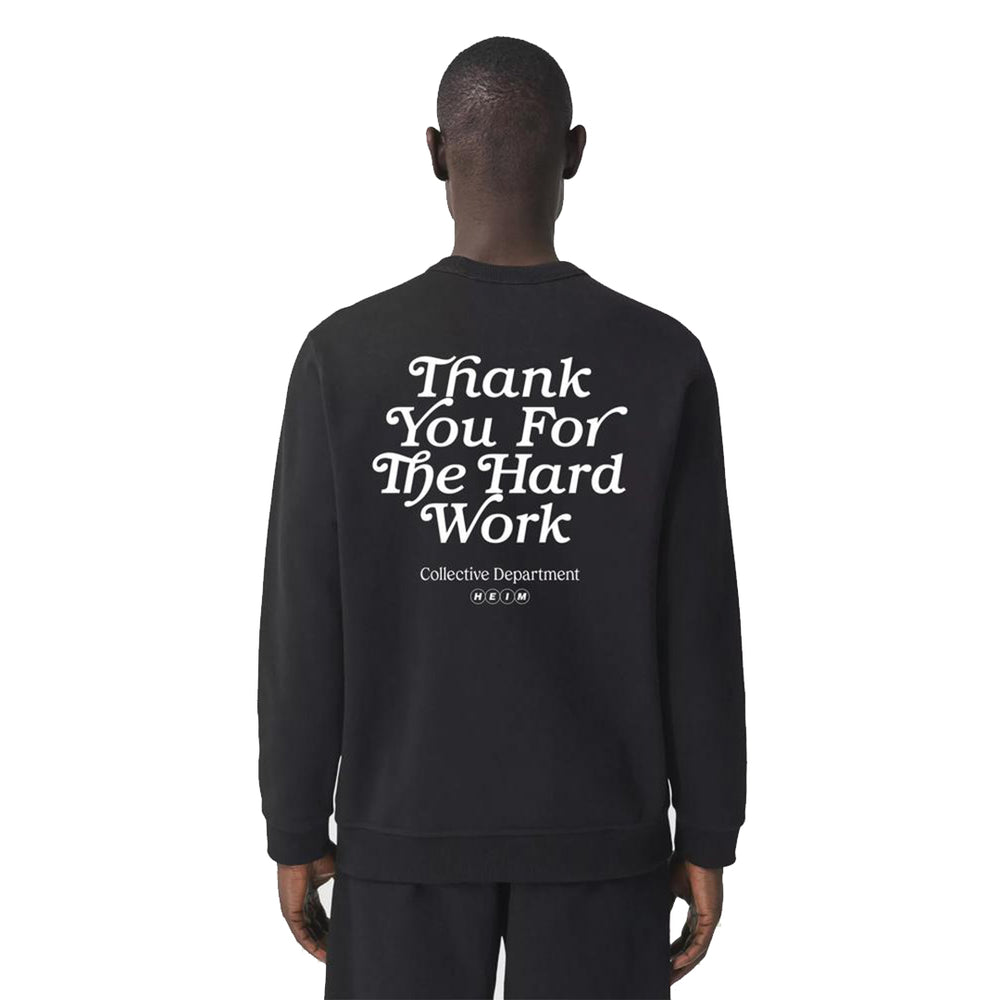 
            
                Load image into Gallery viewer, Thank You Black Sweatshirt
            
        