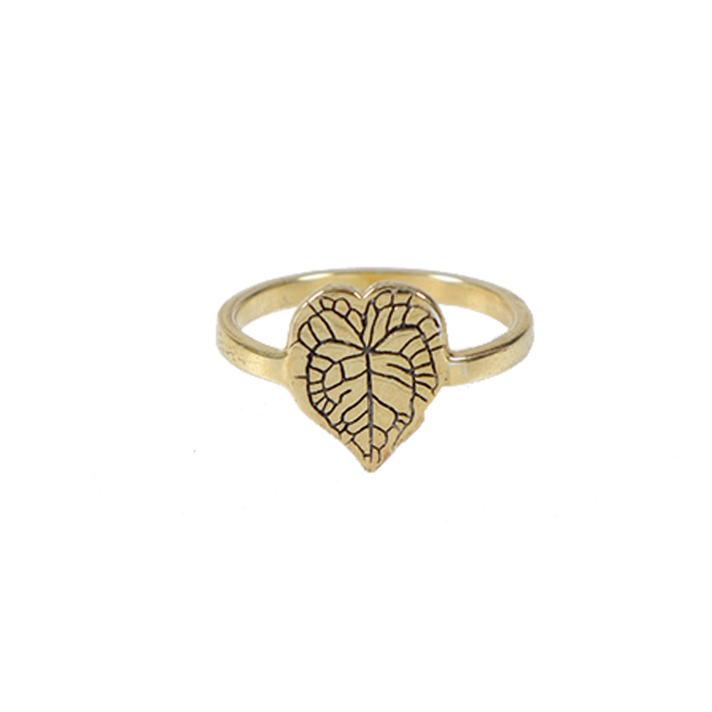 
            
                Load image into Gallery viewer, Anthurium Clarinevium Ring Gold
            
        