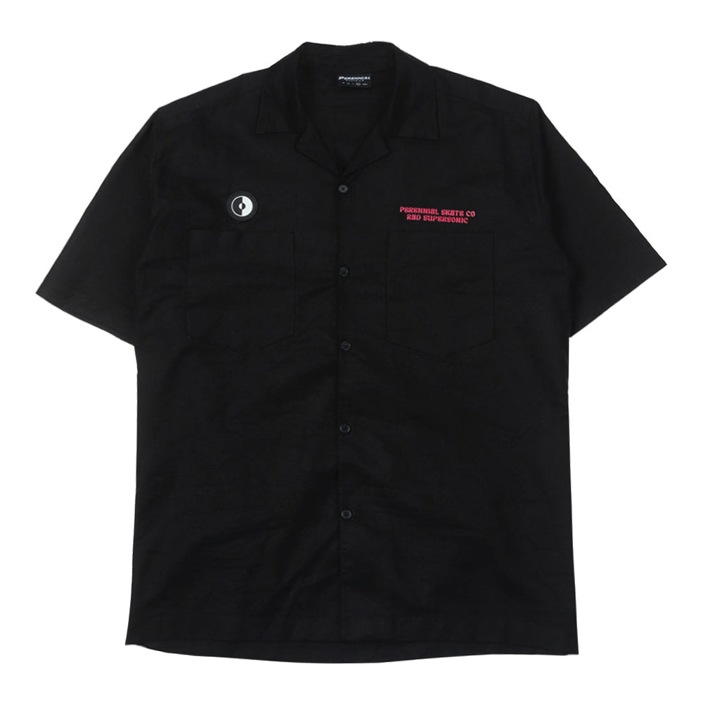 ROLLER CAT BOWLING SHIRT BLACK