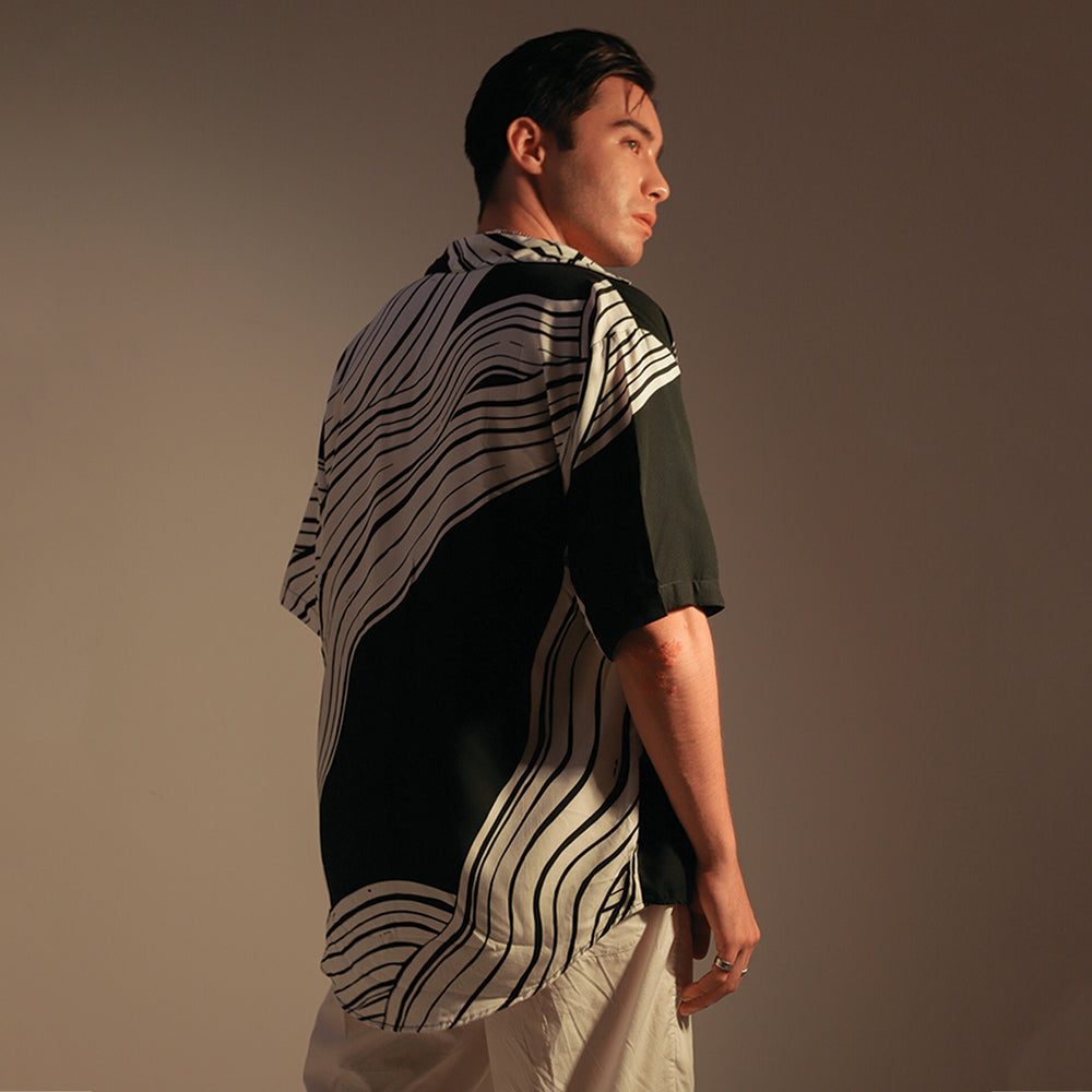 Atlas Shirt Black/White