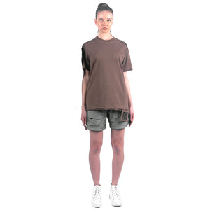 OLIVE RAW EDGE TSHIRTS OLIVE