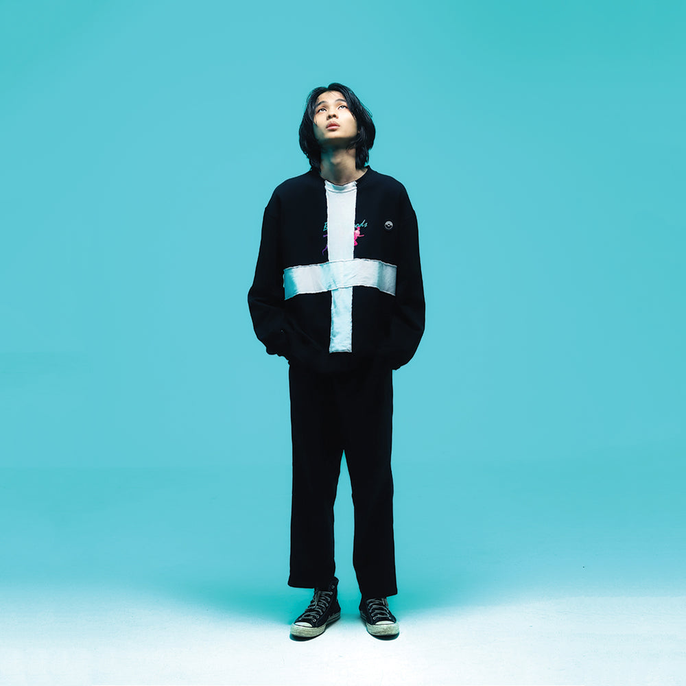 Buru Studio Reworked Cross Crewneck Mix