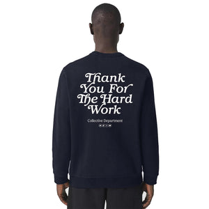 Thank You Navy Sweatshirt