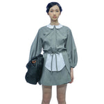 Show Pleated Skort Grey