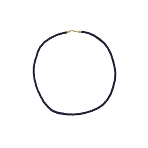 Cord Chain Navy Gold