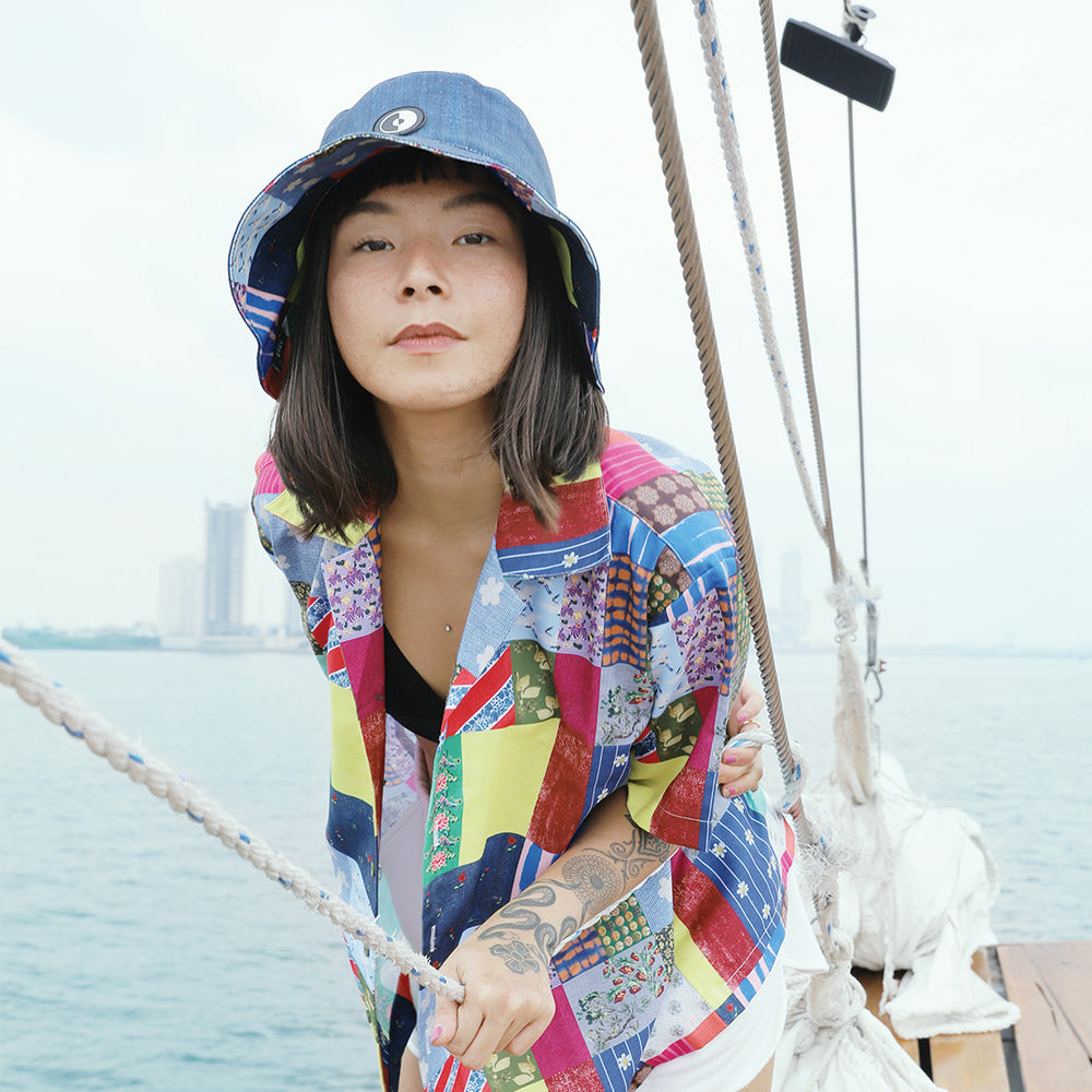 Reversible Bucket Hat Multicolor