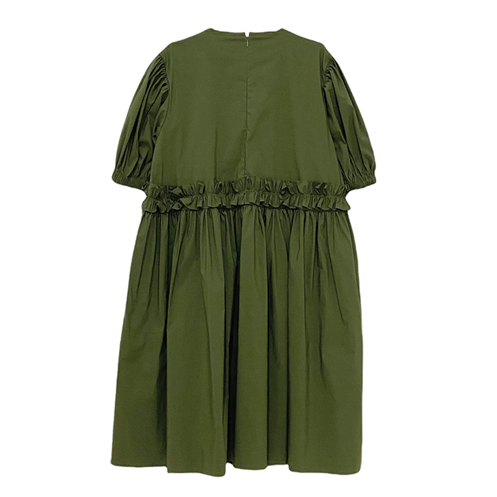 Armor Dress - Olive Olive Green