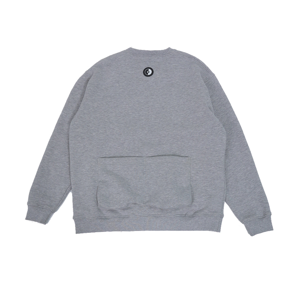 Sweatshirt With Extra Pockets Grey