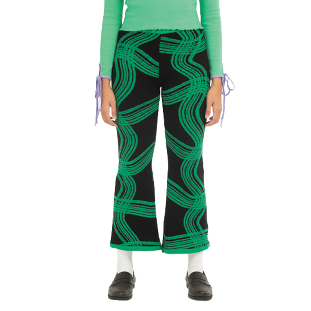 Knitted Flare Pants Diamond Flux