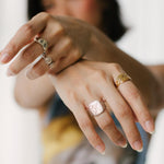 Love all signet ring Silver