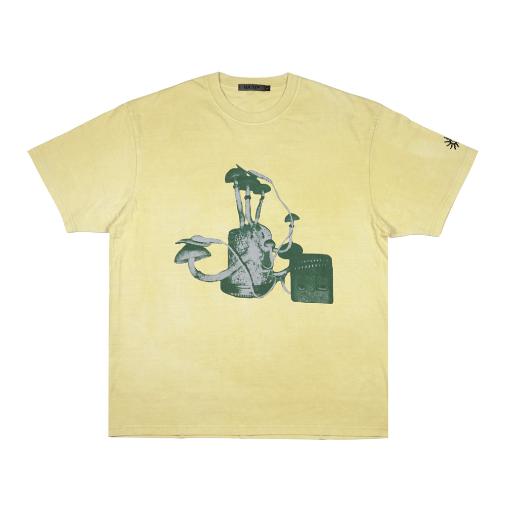 Noise Pollution T-Shirt Yellow Wash