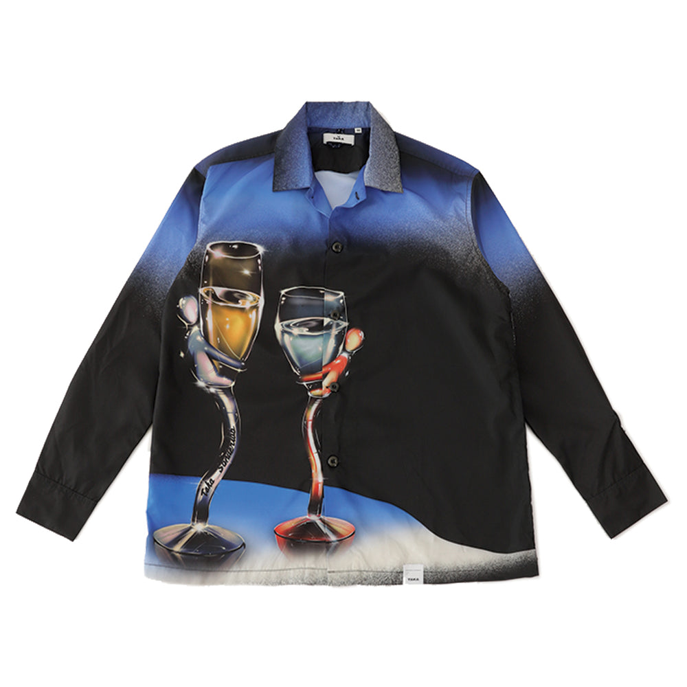 Point Nylon Divine Shirt Black/Blue - Sonderlab x TAKA