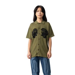 Cum And Cummer Shirt Olive Green