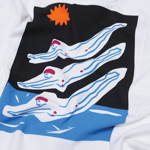 Titanic Tits Longsleeve Tee White