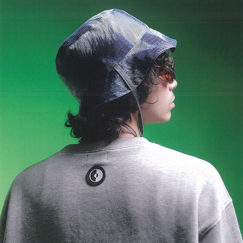 Reversible Explorer Hat Mixed Blue