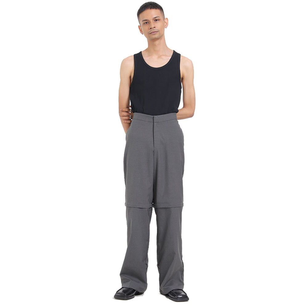 Detachable Pants Grey - Sonderlab X Aesthetic Pleasure