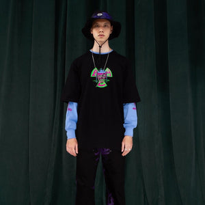 GRAVEYARD JUNGLE HAT BLACK/PURPLE