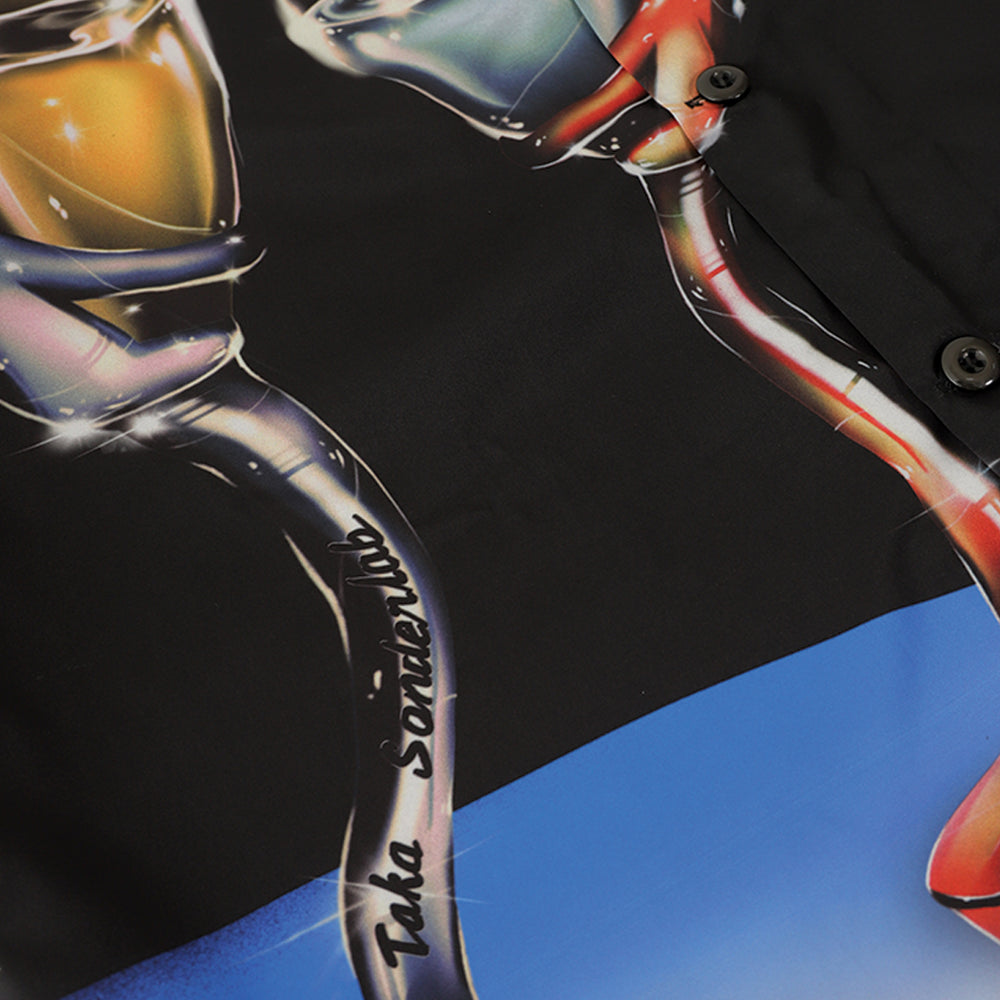 Point Nylon Divine Shirt Black/Blue - Sonderlab x TAKA