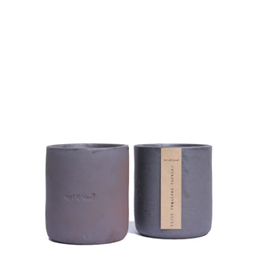 Wood Wick Candle Earthenware Tar Rouge 16