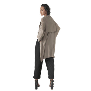 
            
                Load image into Gallery viewer, Cape Trench Coat Pebble Grey
            
        