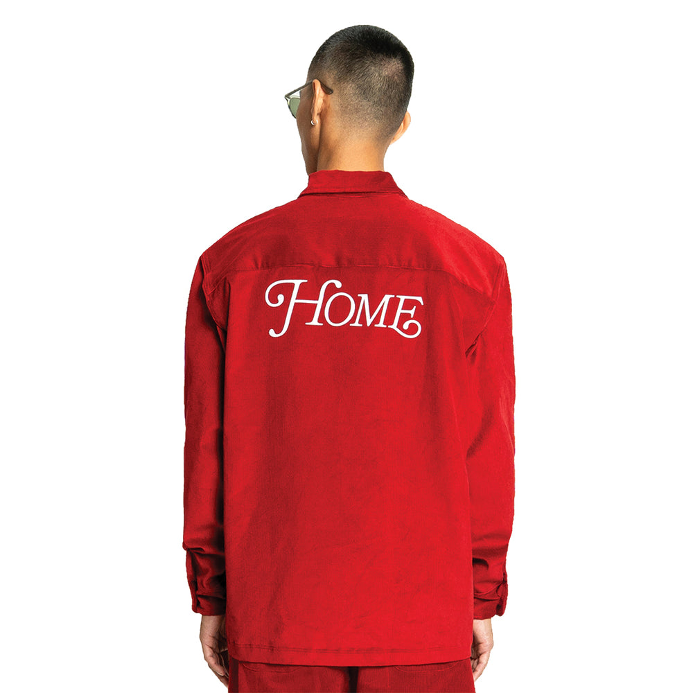 Home Red Corduroy Jacket Red