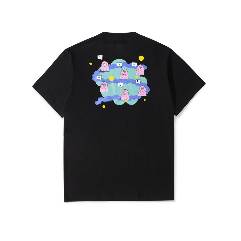 
            
                Load image into Gallery viewer, Faces Tee Black - Sonderlab X Snub N Friends
            
        