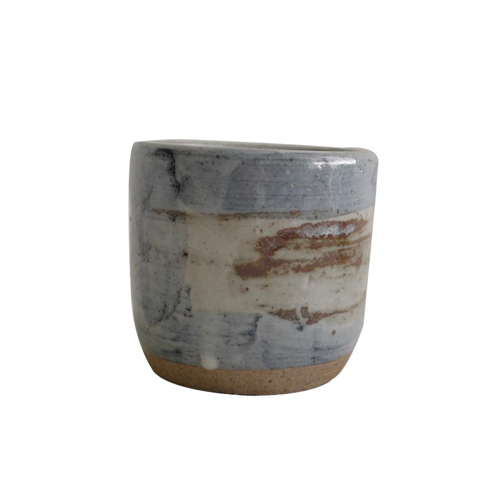 #0807Cup Rust Blue