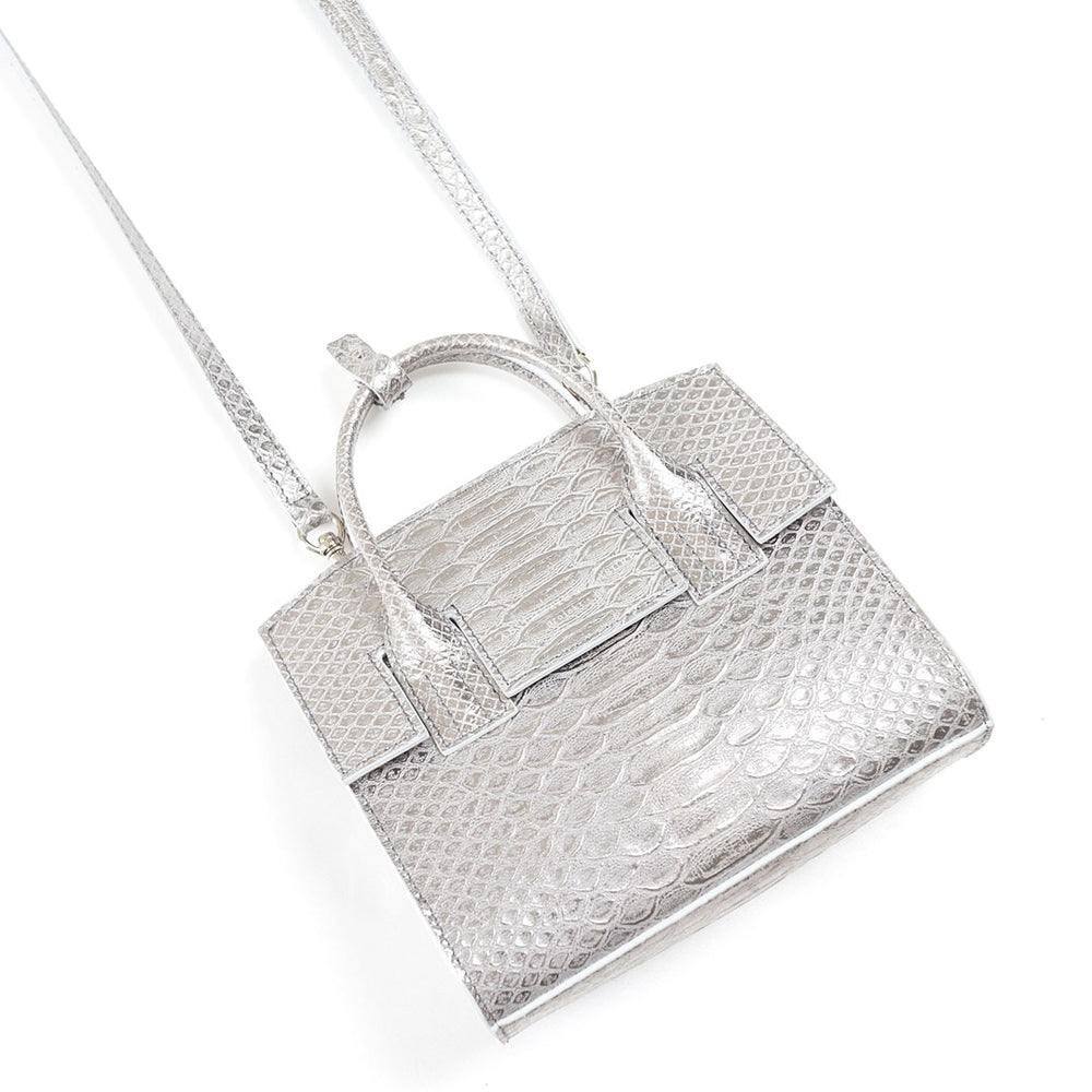 Micro Isolation Snakeskin Silver Bag