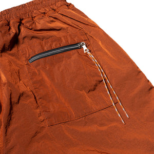 Spray-Dyed Windcheater Pants Orange