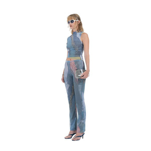 DOUBLE MESH TOP RIVER