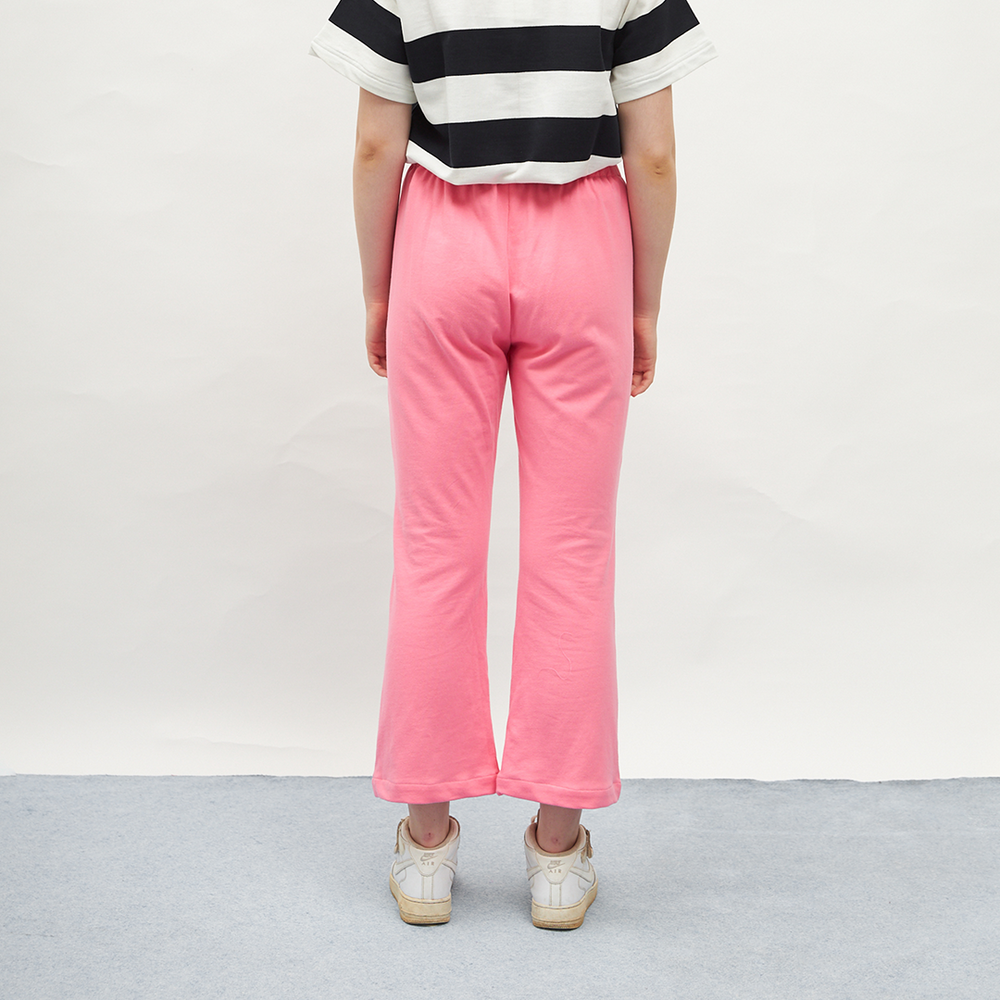 Neon Bell Bottom Trousers Pink