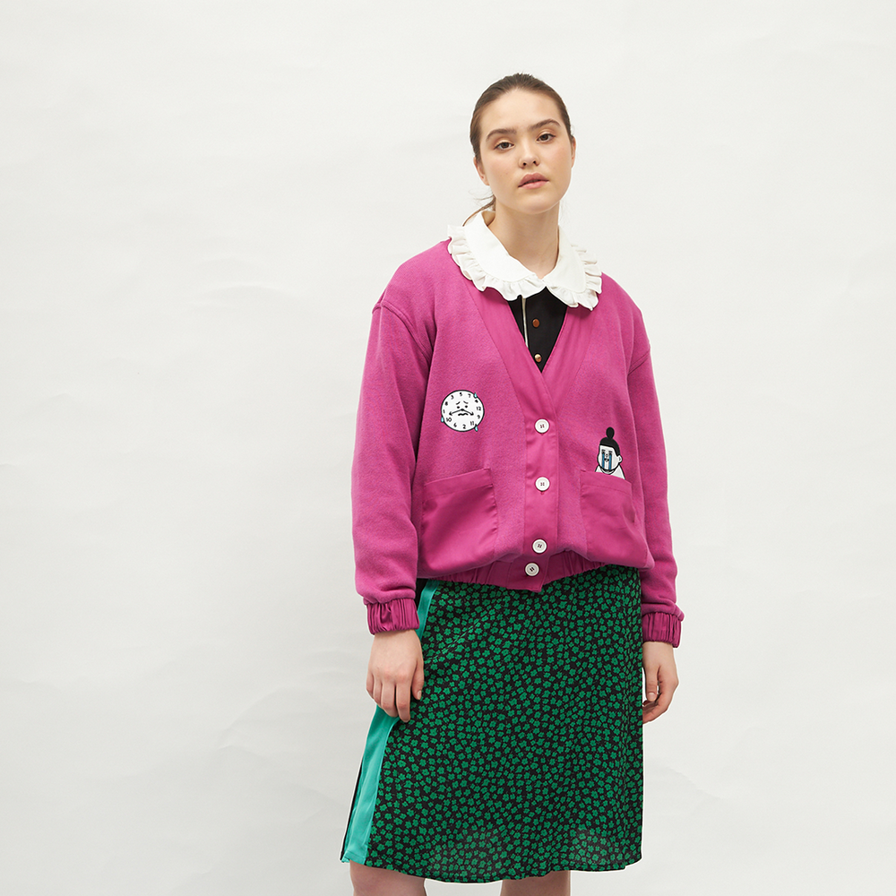 
            
                Load image into Gallery viewer, Nocturnal Cardigan Pink
            
        