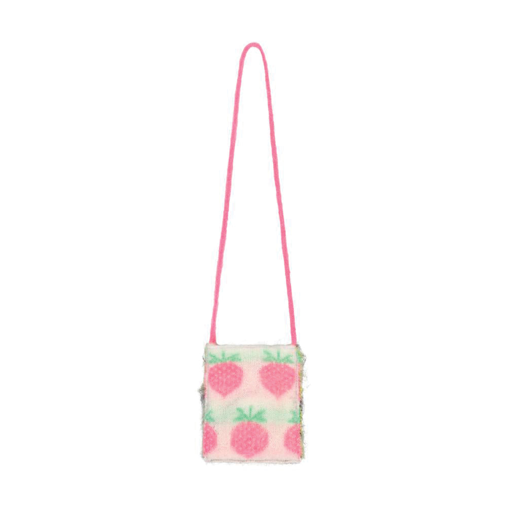
            
                Load image into Gallery viewer, Knit Cutie Bag Strawberries &amp;amp; Mushroom
            
        